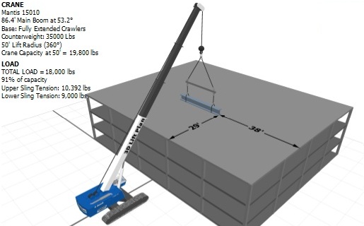 crane lifting plan example